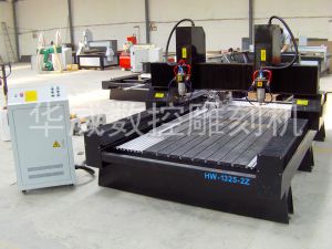双鸭山宝清县双头立体多功能石材雕刻机HW-1325-2Z